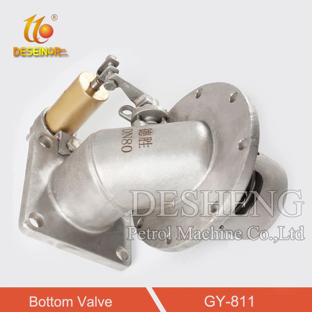 Sanitary Stainless Steel Pneumatic Clamped Tank Bottom Valve