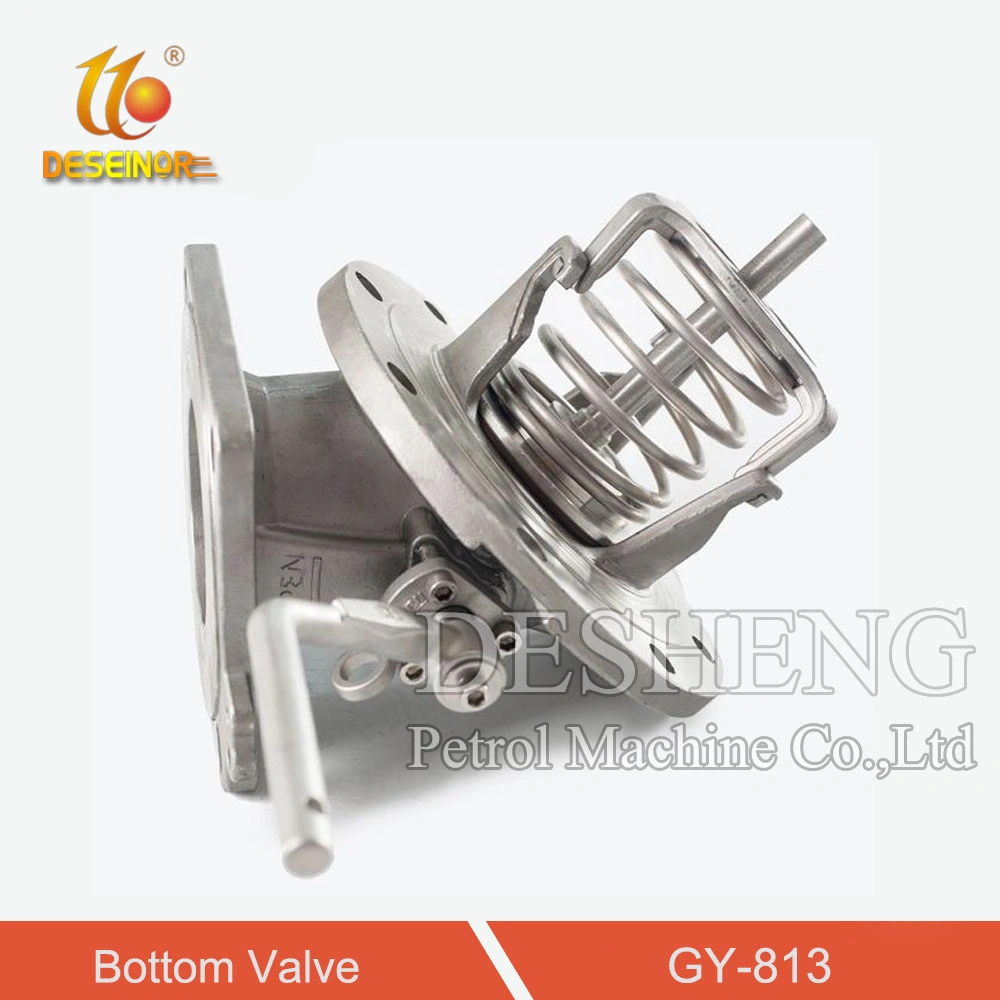 Sanitary Stainless Steel Aseptic Tank Bottom Valve with Steam